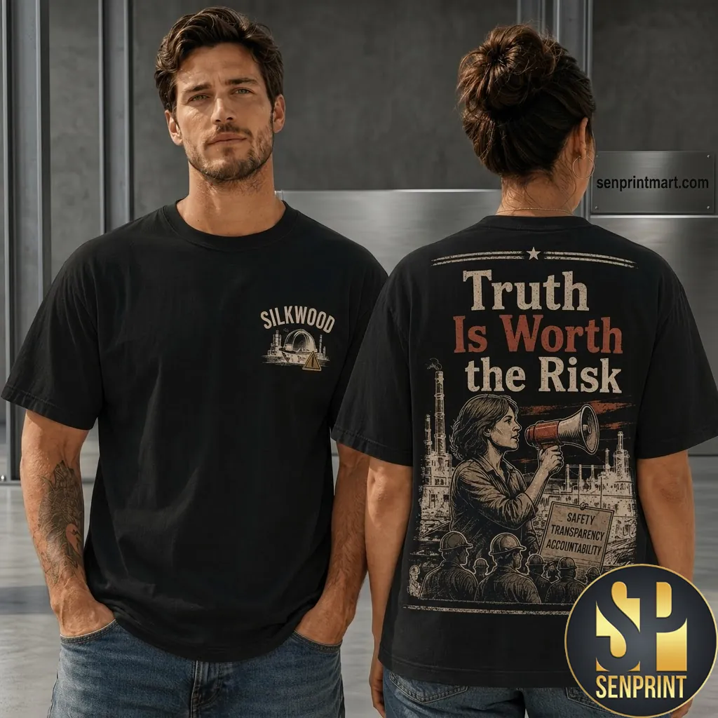 Silkwood Truth Is Worth The Risk Vintage Graphic T-Shirt