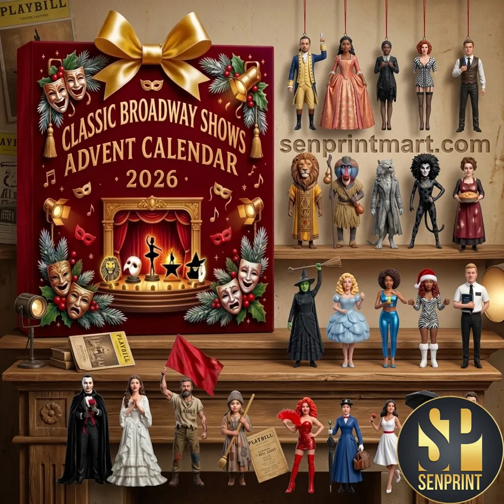 Classic Broadway Shows 2026 Musical Theater Holiday Advent Calendar