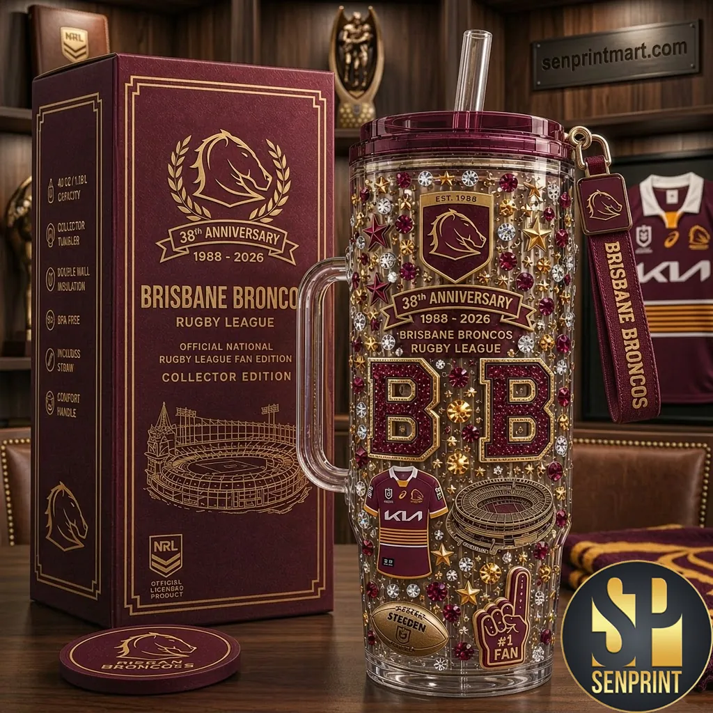 Brisbane Broncos 38th Anniversary Limited Edition Handle Tumbler