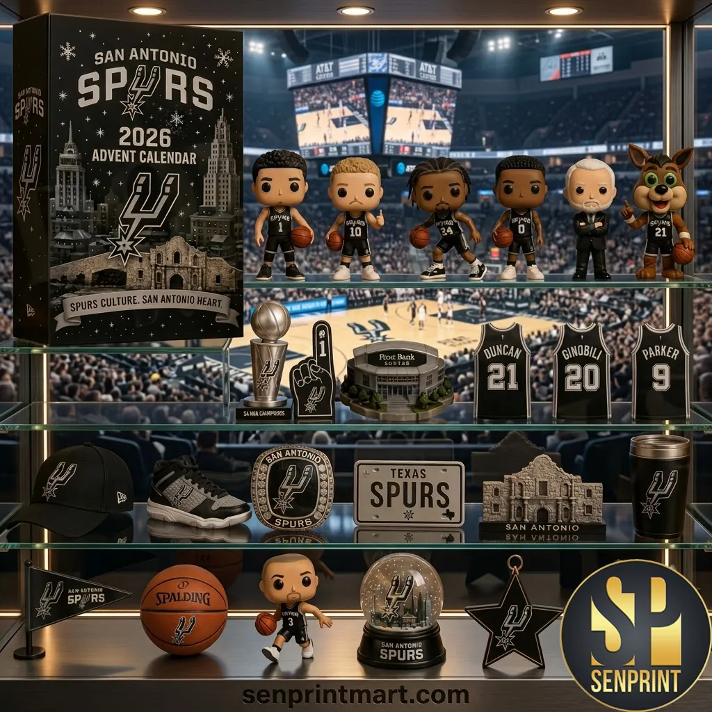 San Antonio Spurs 2026 NBA Limited Edition Collectible Advent Calendar