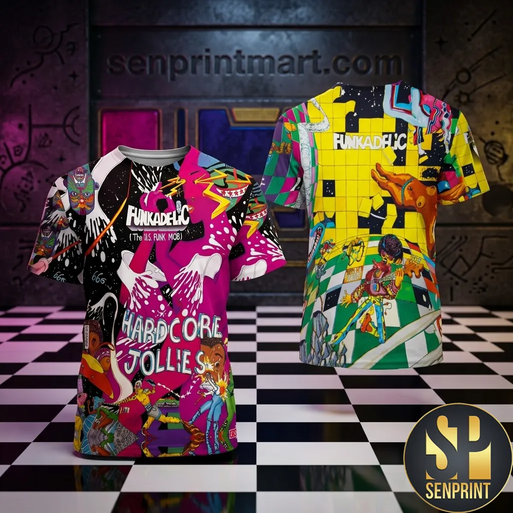Funkadelic Hardcore Jollies Psychedelic Rock Band Pajamas Set