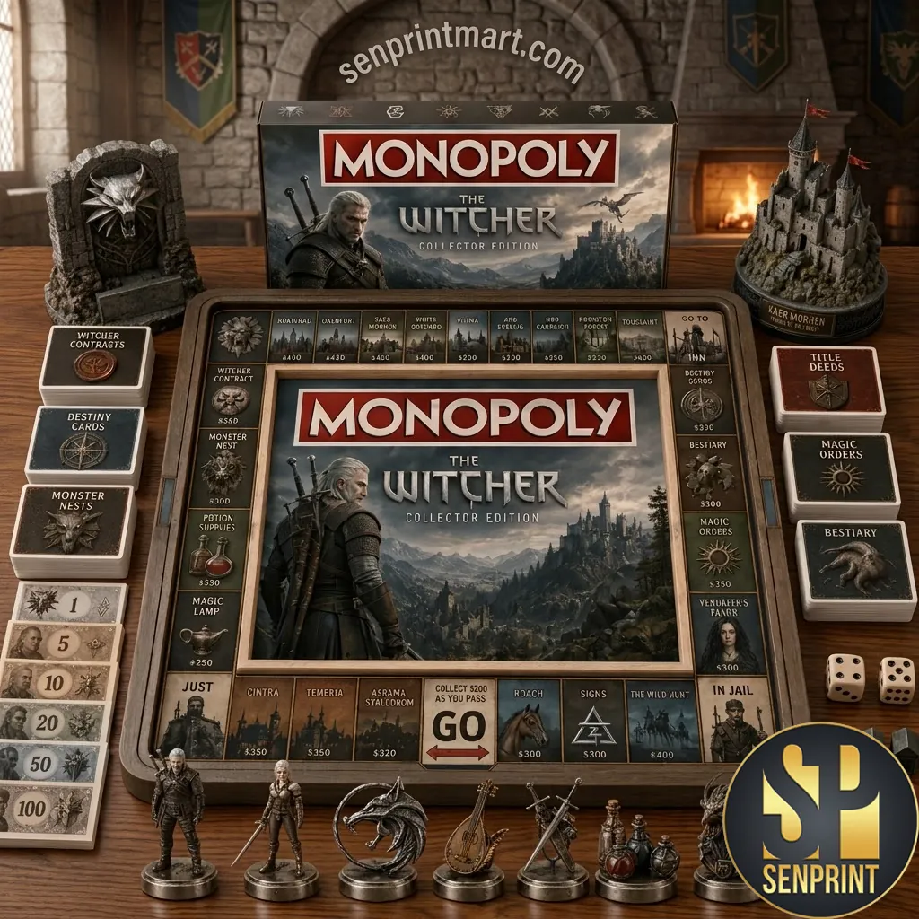 The Witcher Monopoly Collector Edition Board Game