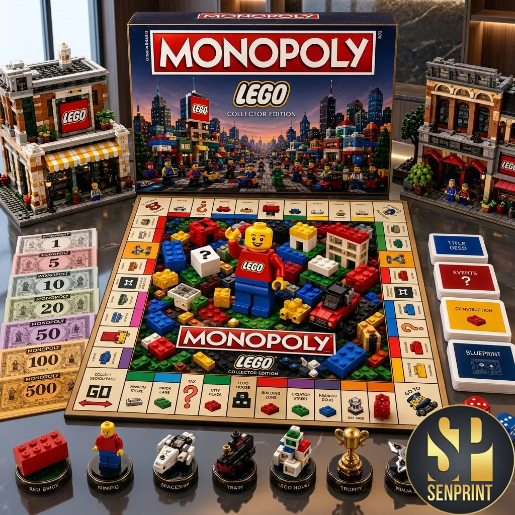 LEGO Monopoly Collector Edition Premium Board Game