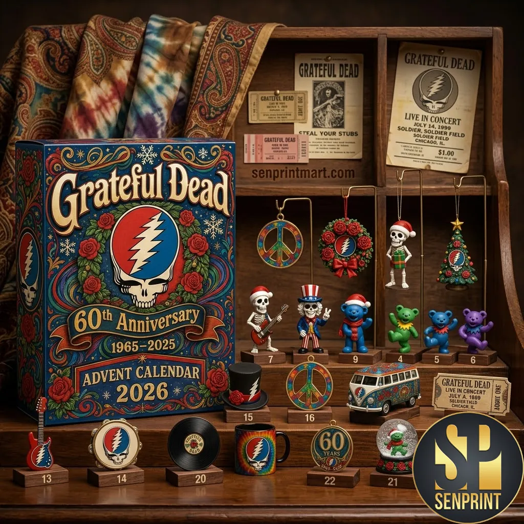 Grateful Dead 60th Anniversary 1965-2025 Limited Edition Advent Calendar