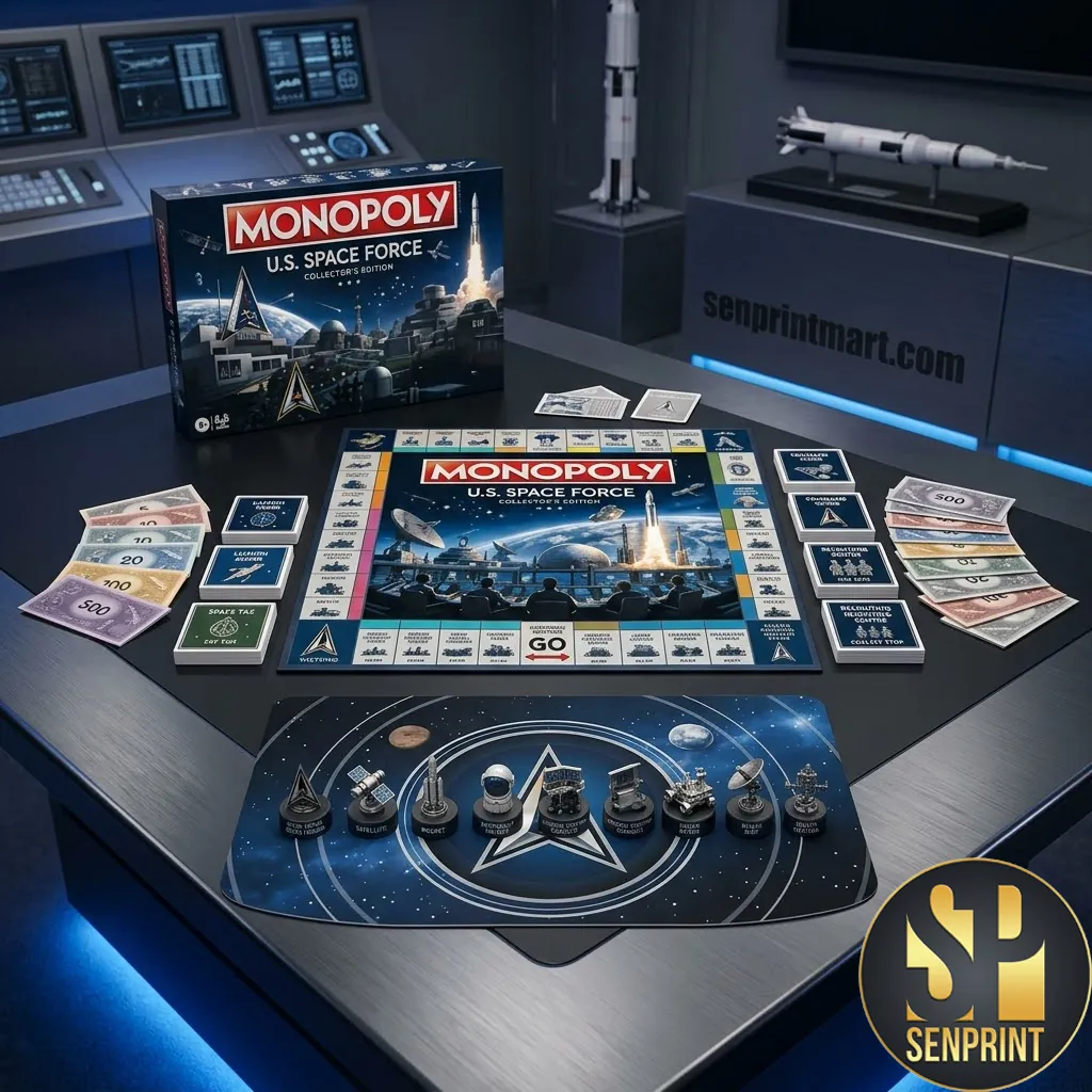 Monopoly US Space Force Collector’s Edition Board Game