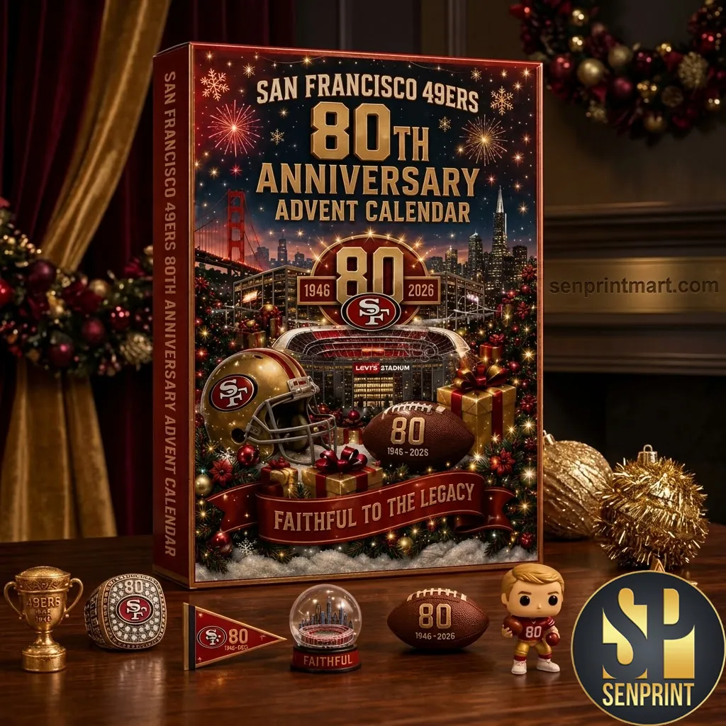 San Francisco 49ers 80th Anniversary Limited Edition Advent Calendar
