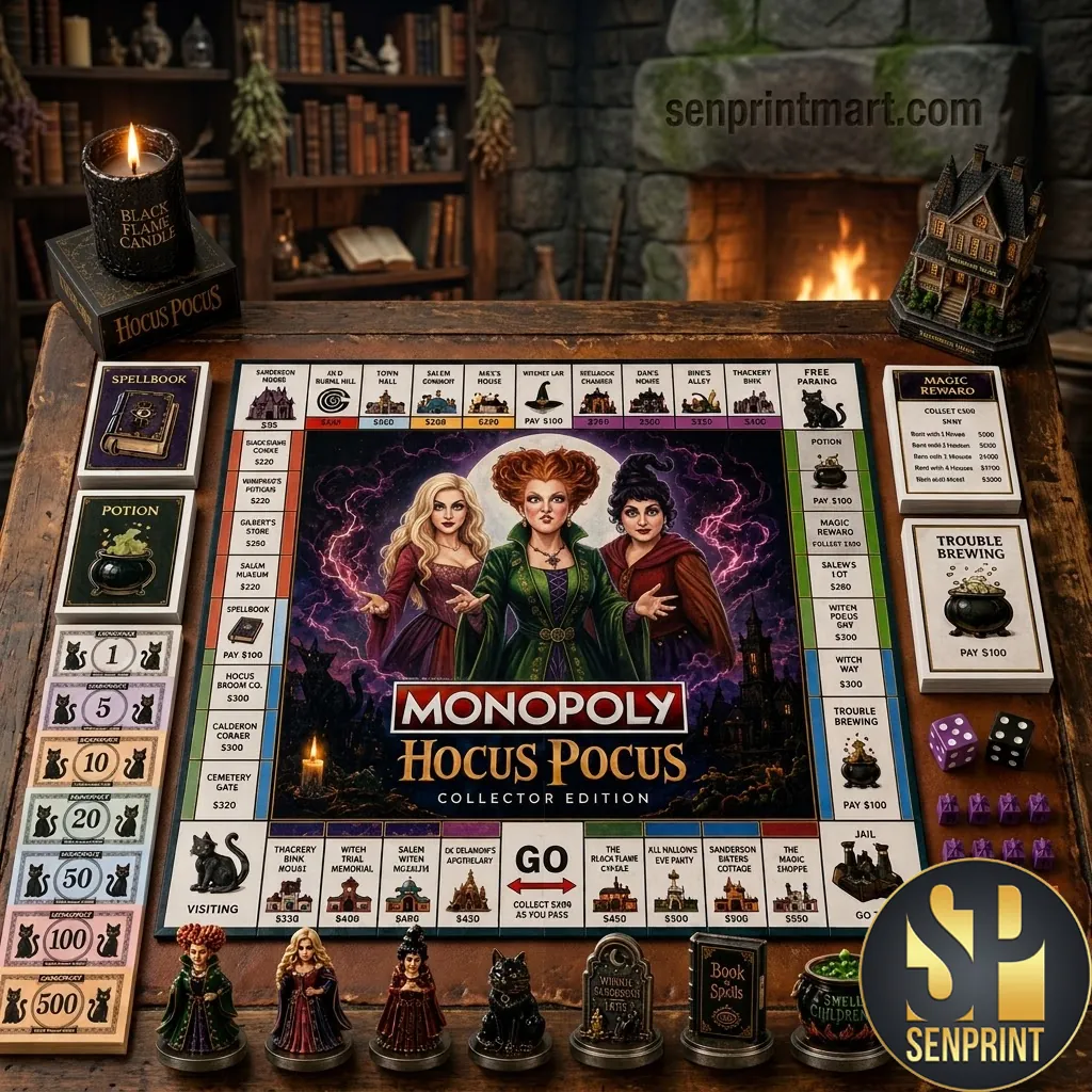 Hocus Pocus Monopoly Collector Edition Board Game