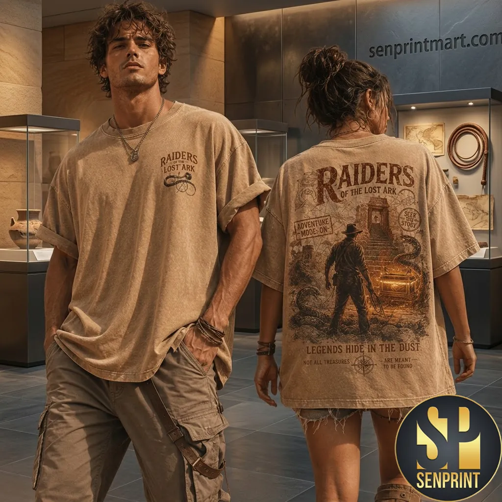 Raiders Of The Lost Ark Vintage Style Graphic T-Shirt