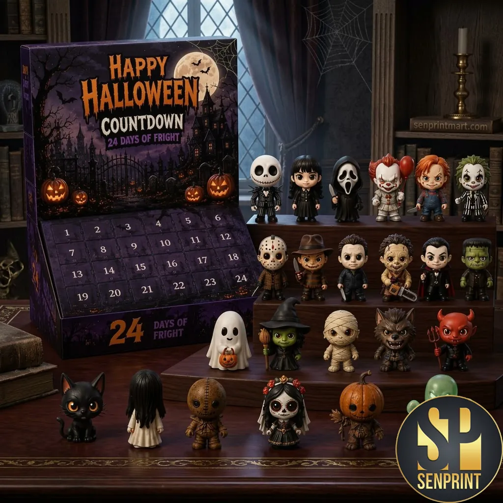 Happy Halloween 24 Days Of Fright Horror Character Advent Calendar