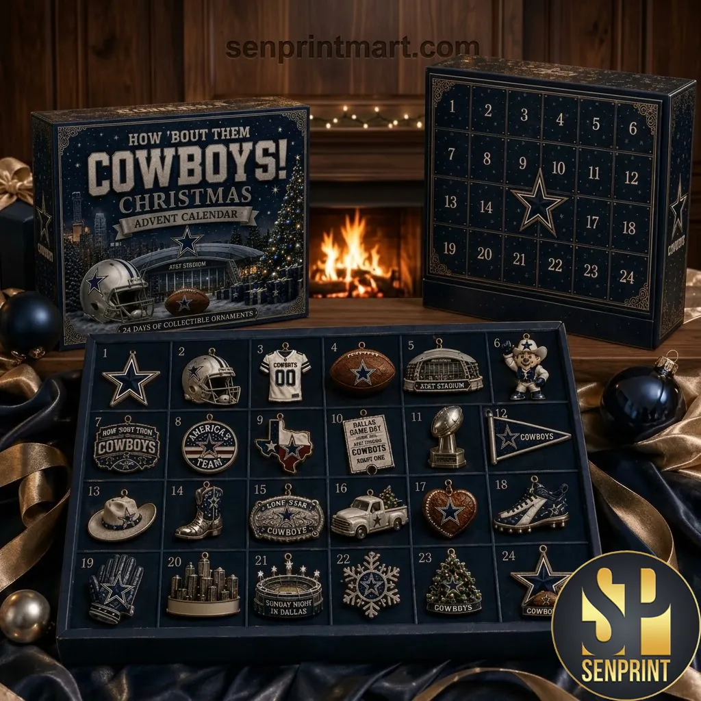 Dallas Cowboys How Bout Them Cowboys Christmas Advent Calendar