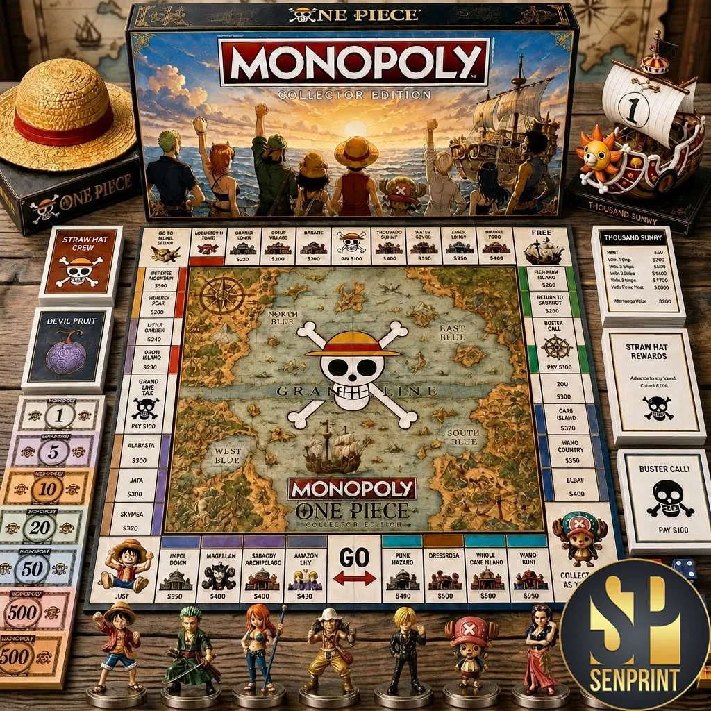 One Piece Monopoly Collector Edition Anime Board Game