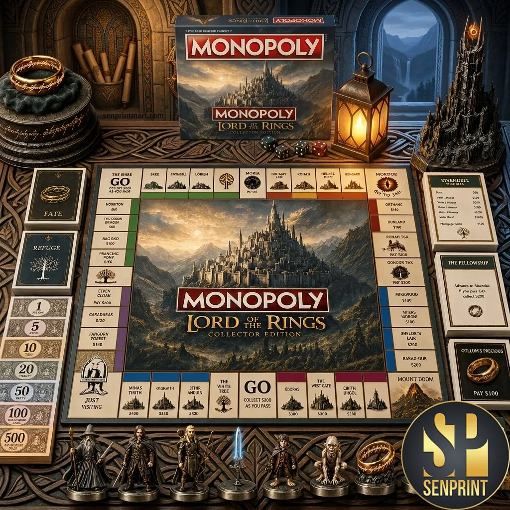The Lord of the Rings Monopoly Collector Edition Board Game
