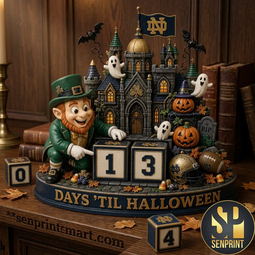 Notre Dame Fighting Irish Halloween 3D Countdown Calendar