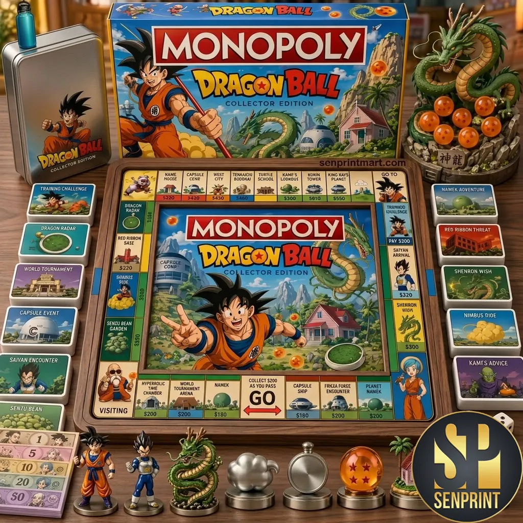 Dragon Ball Z Monopoly Collector Edition Board Game