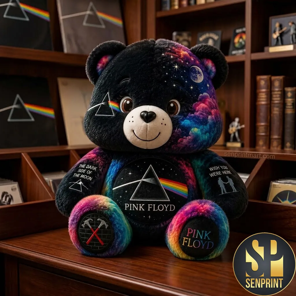 Pink Floyd The Dark Side Of The Moon Galaxy Music Fan Plush Toy
