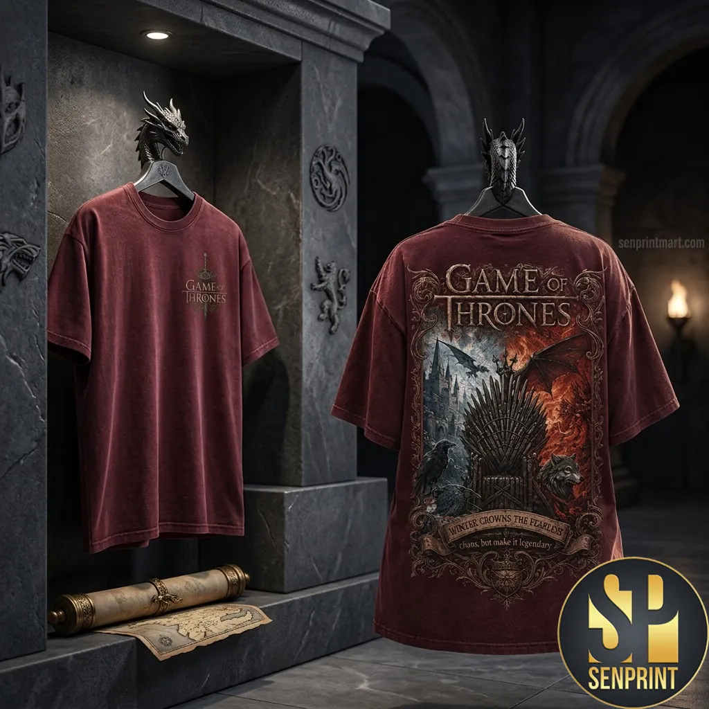 Game of Thrones Winter Crowns The Fearless Graphic T-Shirt