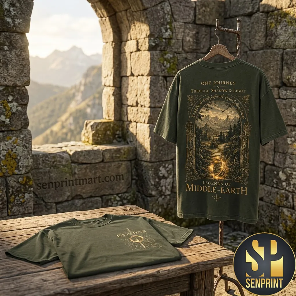 Lord Of The Rings Legends Of Middle Earth Graphic T-Shirt