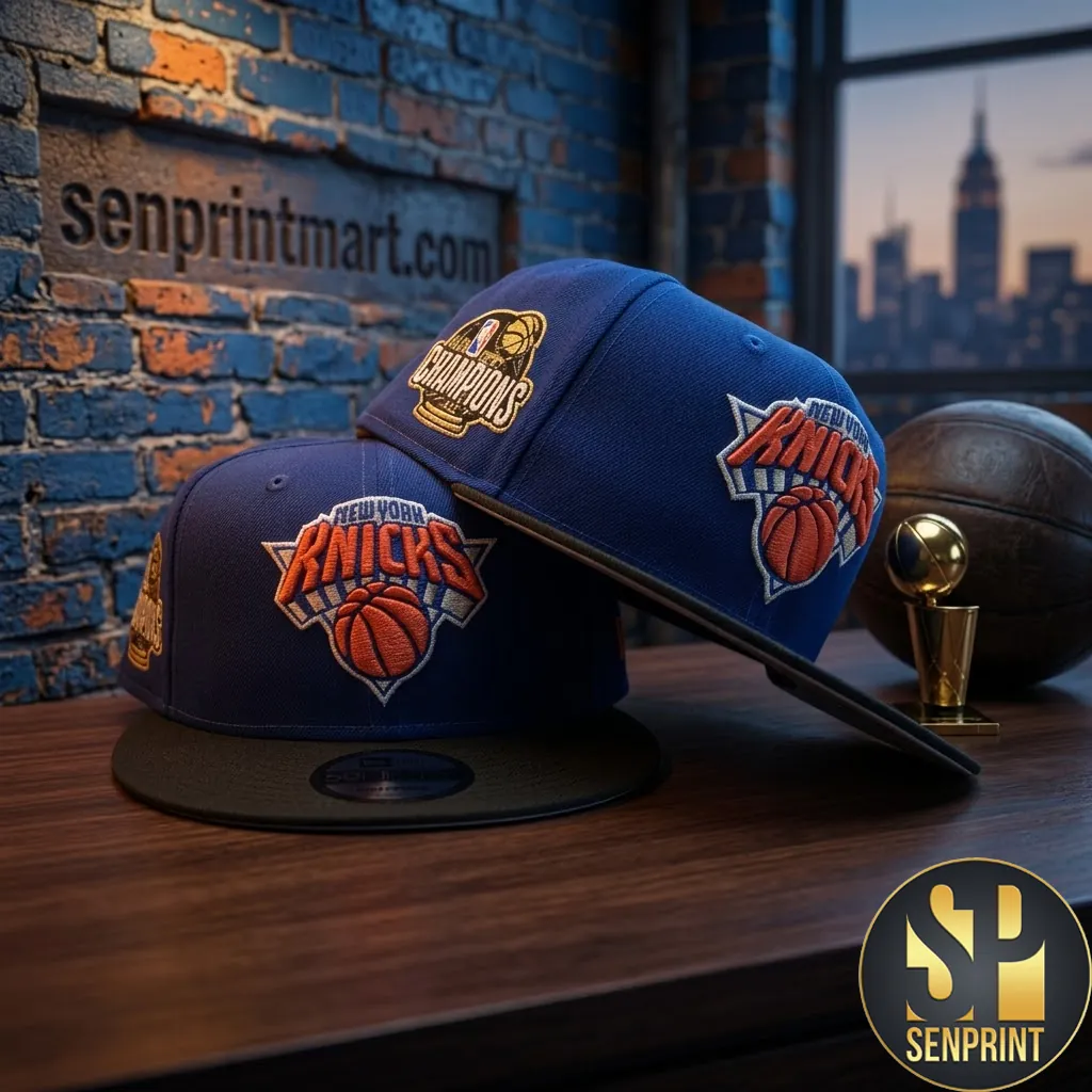 New York Knicks 2026 Finals Champions Side Patch Snapback Hat
