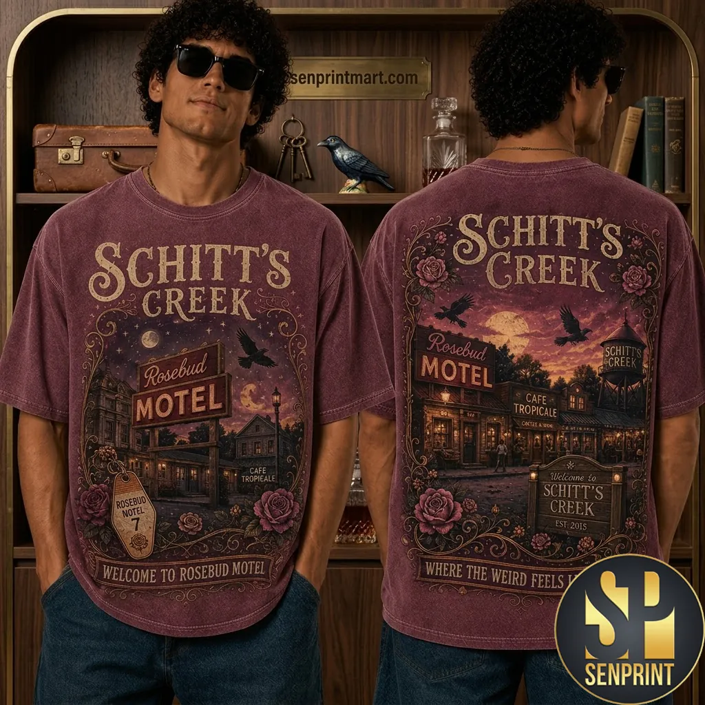 Schitt’s Creek Rosebud Motel Vintage Graphic T-Shirt