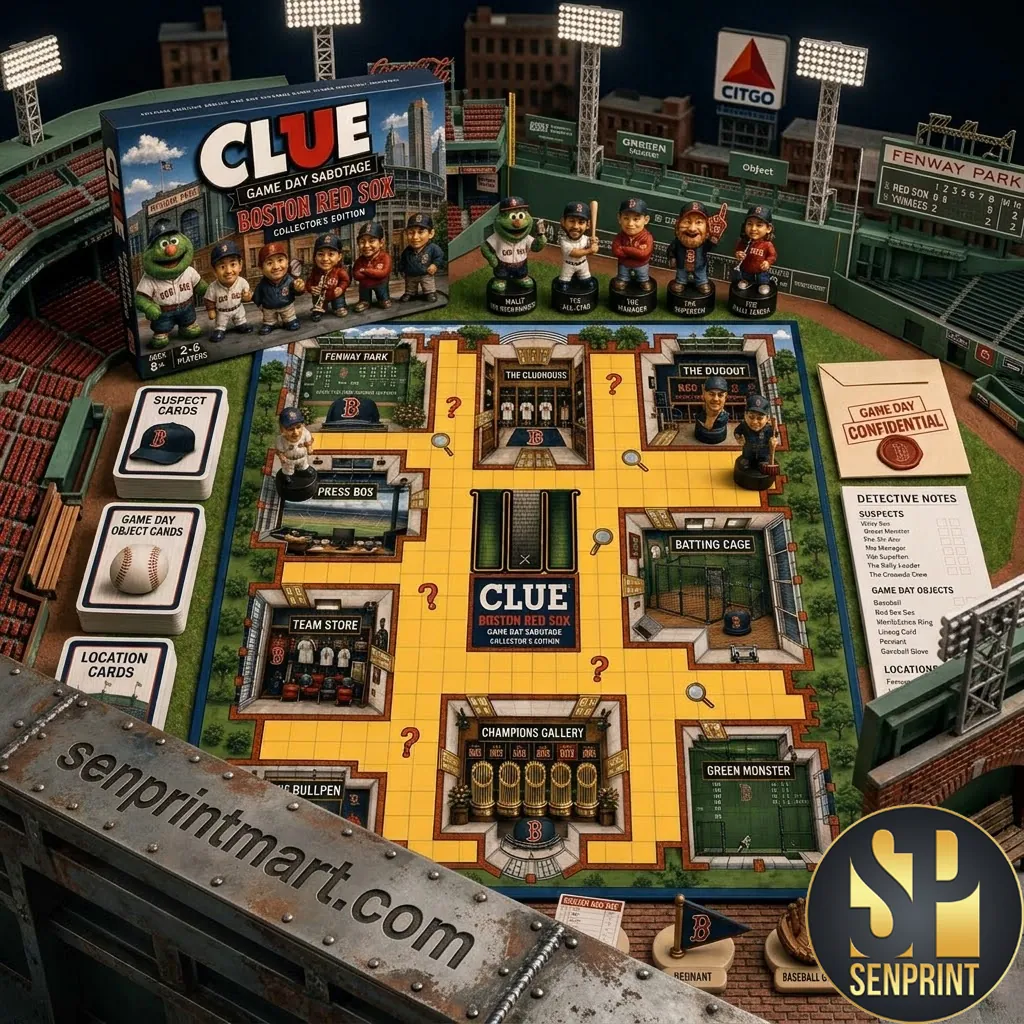 Boston Red Sox Clue Game Day Sabotage Collector Edition Board Game