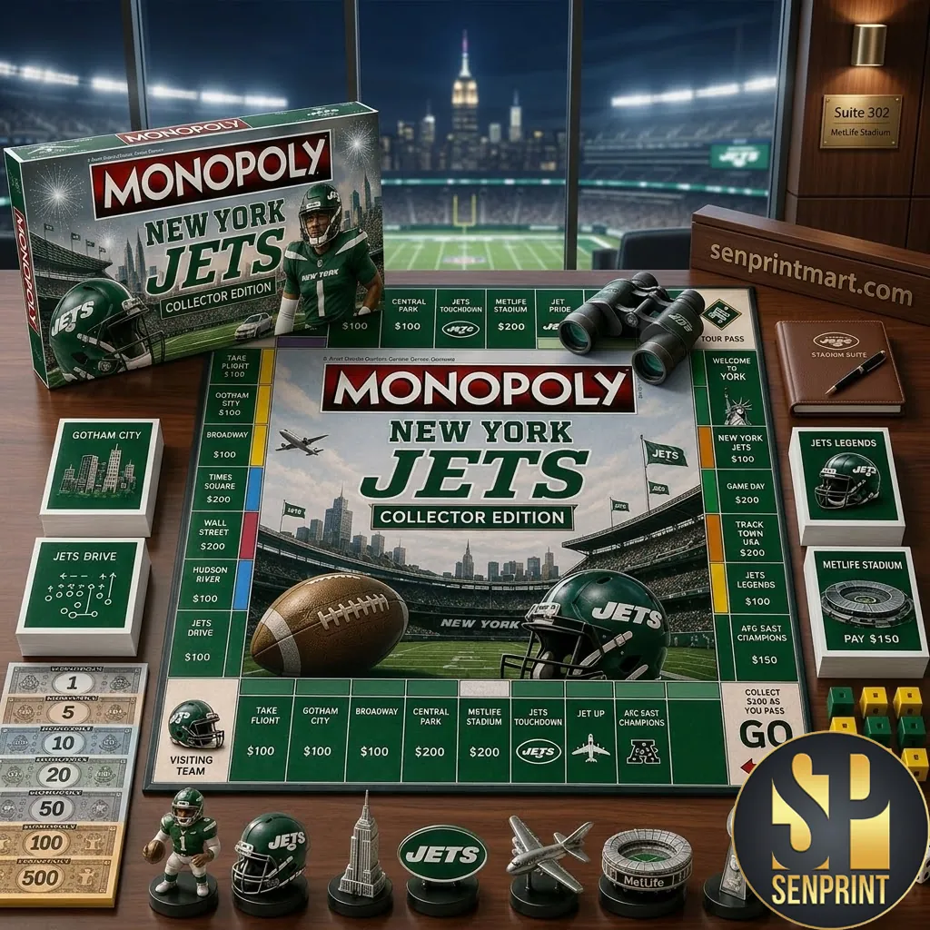 New York Jets Monopoly Collector Edition Board Game