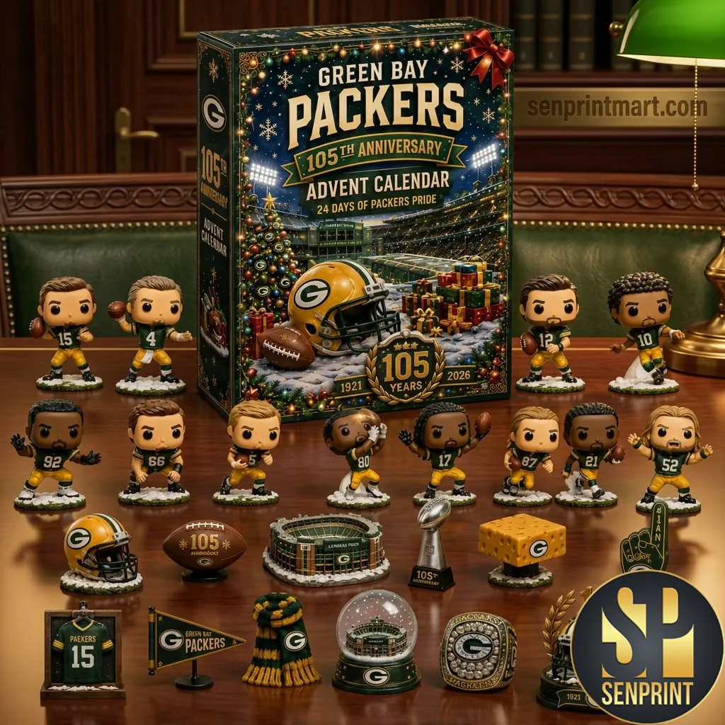 Green Bay Packers 105th Anniversary 2026 Limited Edition Advent Calendar