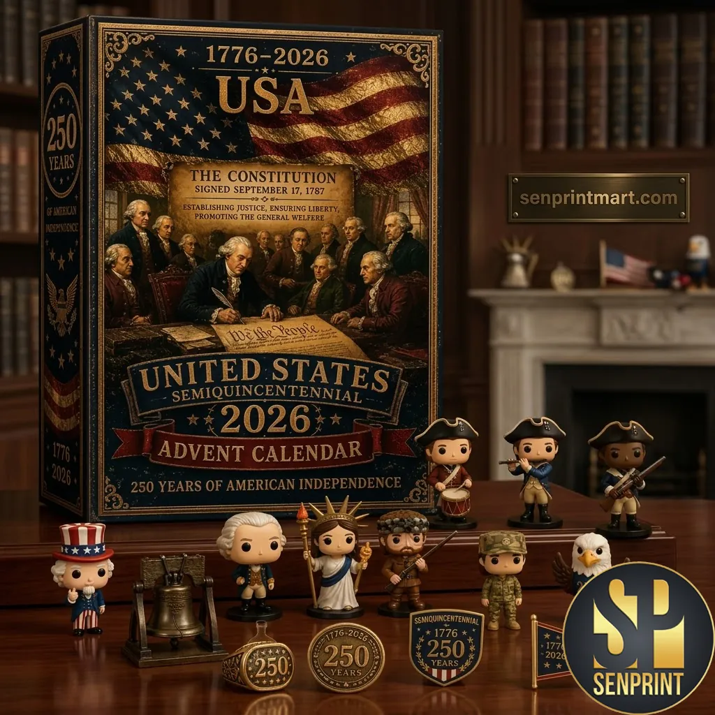 United States Semiquincentennial 250 Years 2026 Commemorative Advent Calendar