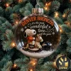 Peanuts Snoopy Christmas Tree Personalized Lighted Ornament Peanuts Snoopy Christmas Tree Personalized Lighted Ornament