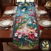 Personalized Peanuts Family Christmas Holiday Dining Table Runner