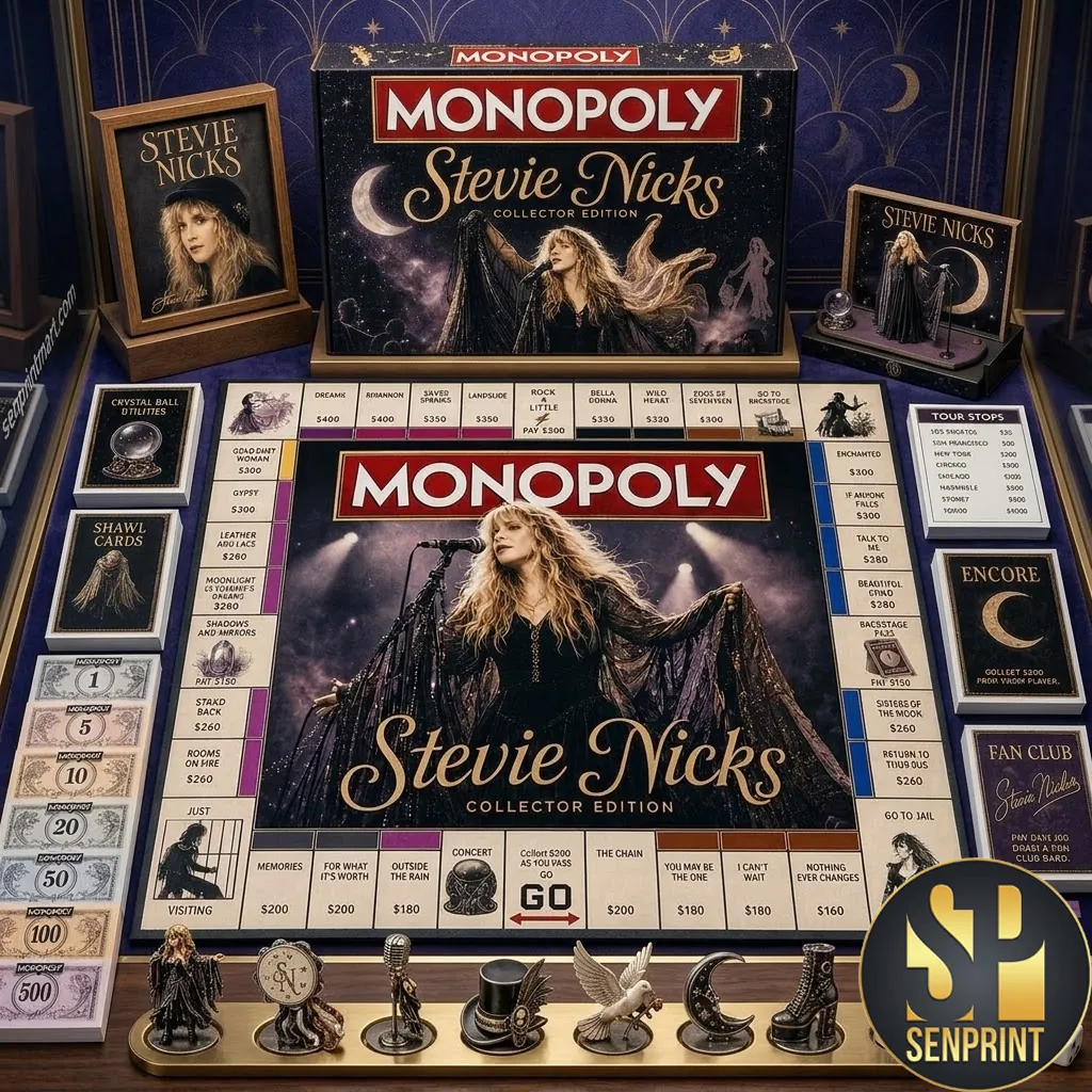 Stevie Nicks Collector Edition Monopoly Board Game