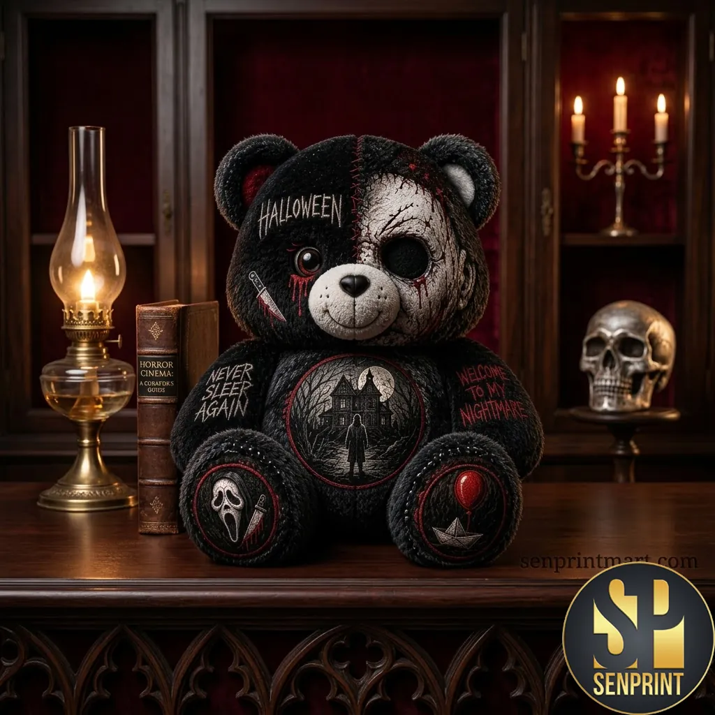 Gothic Halloween Horror Movie Character Custom Shaped Pillow