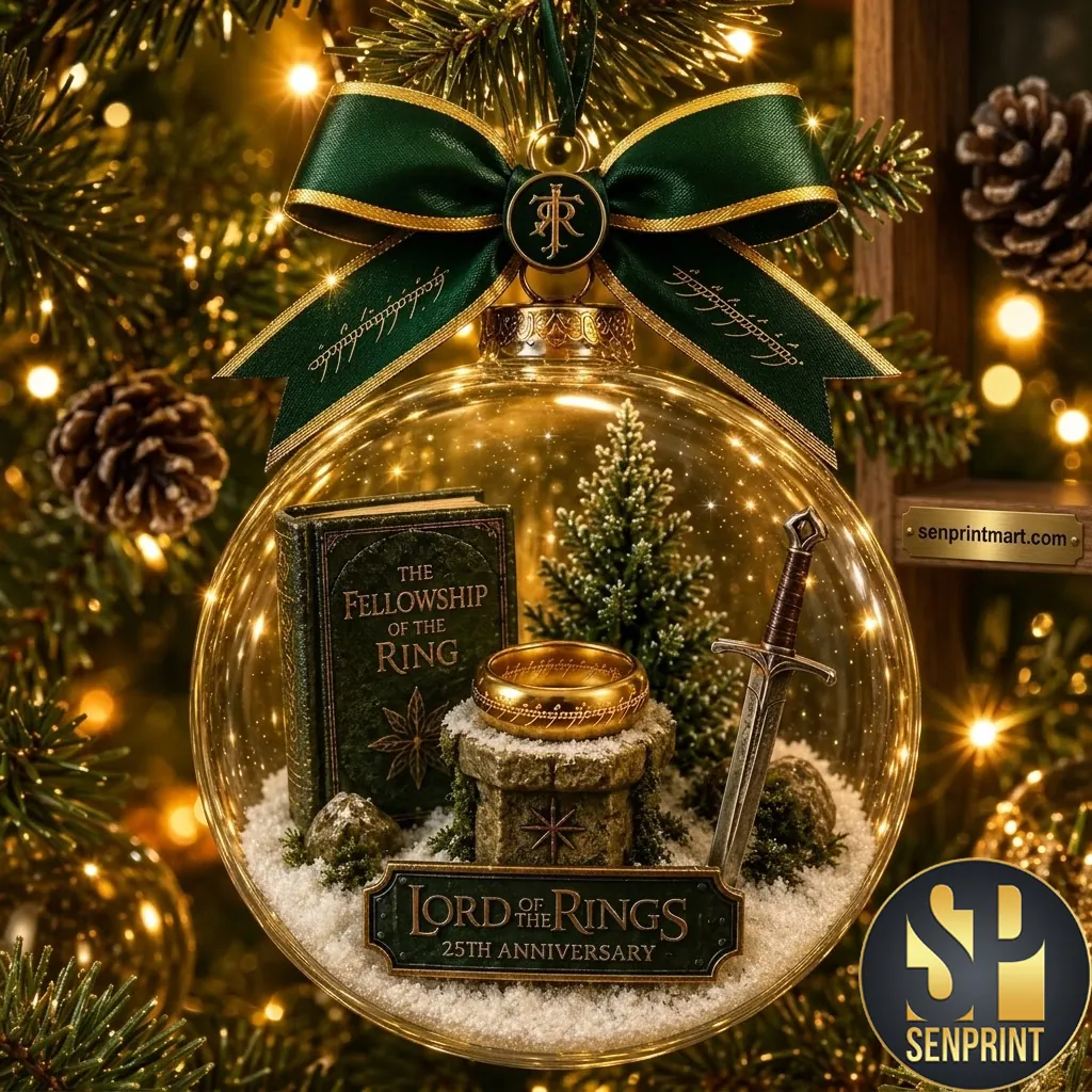 Lord of the Rings 25th Anniversary Fellowship of the Ring Christmas Ornament