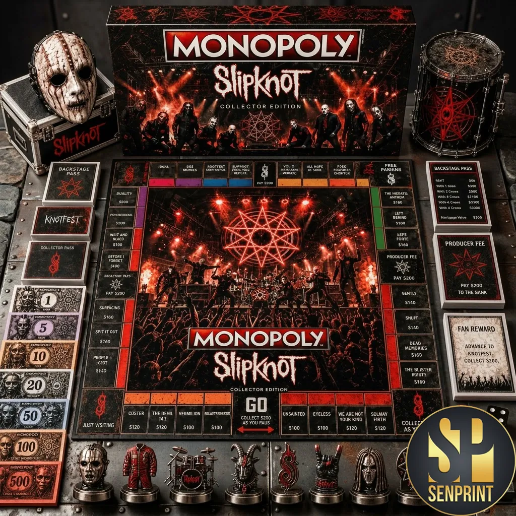 Slipknot Collector Edition Monopoly Official Board Game