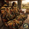 Christmas Cabin and Red Truck Holiday Car Seat Covers Christmas Cabin and Red Truck Holiday Car Seat Covers