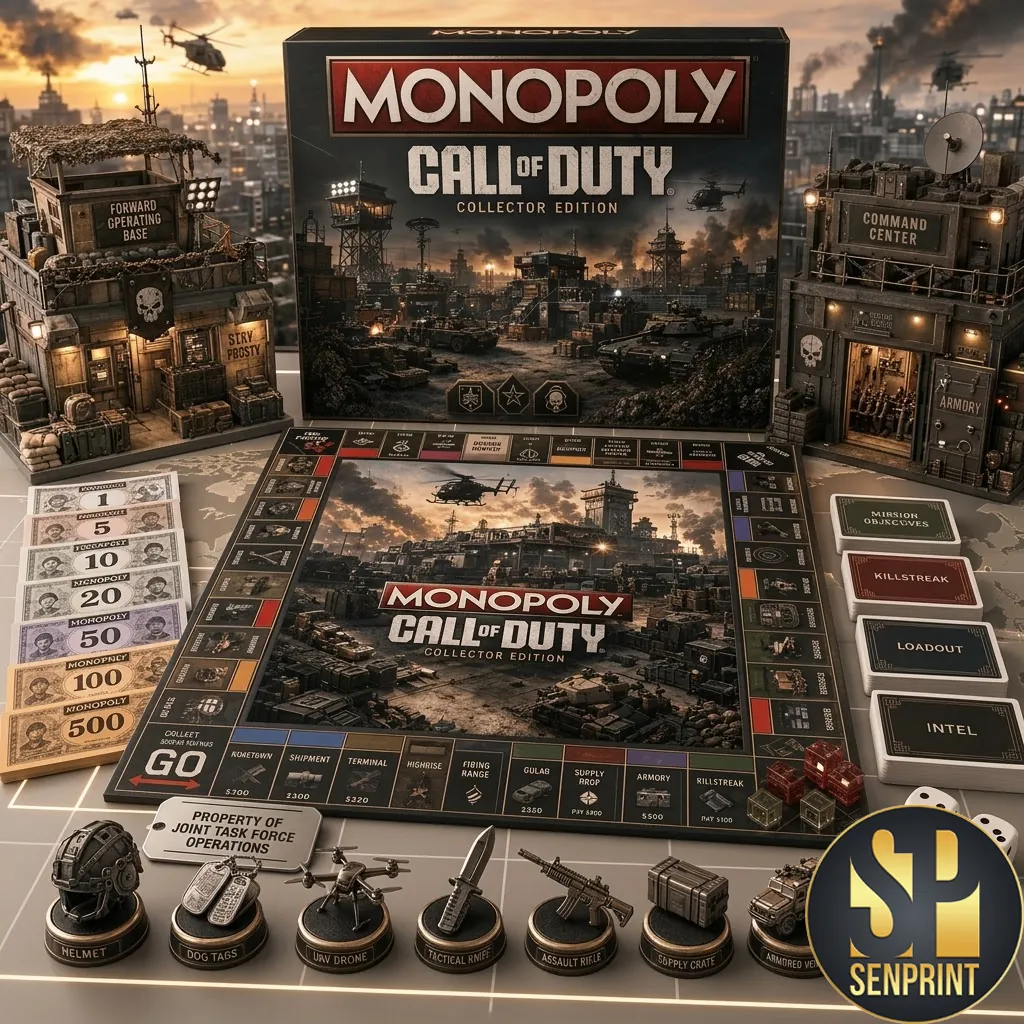 Monopoly Call of Duty Collector Edition Premium Board Game