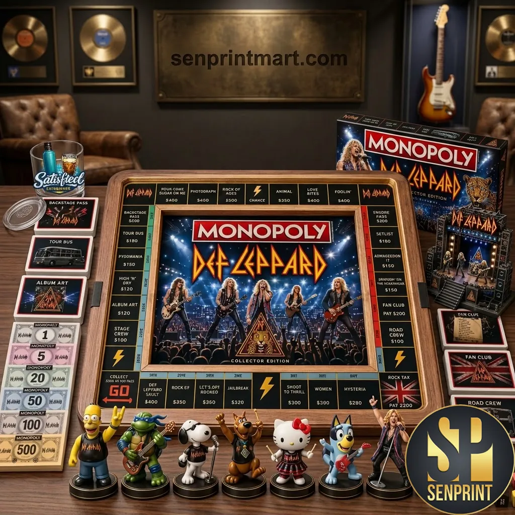Def Leppard Monopoly Collector’s Edition Music Board Game