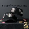 LA Dodgers Flower Logo 50th Anniversary Red Bottom Snapback Hat LA Dodgers Flower Logo 50th Anniversary Red Bottom Snapback Hat