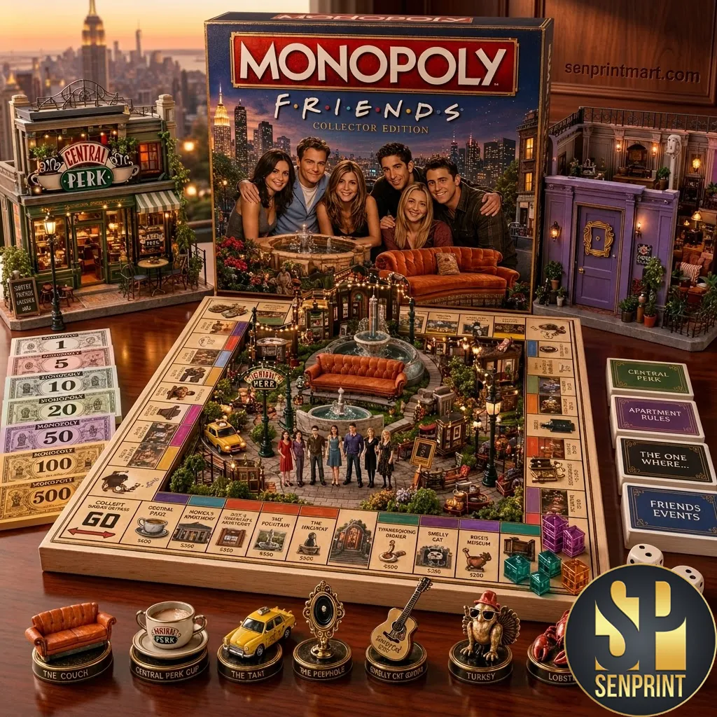 Monopoly Friends Collector Edition 3D Board Game