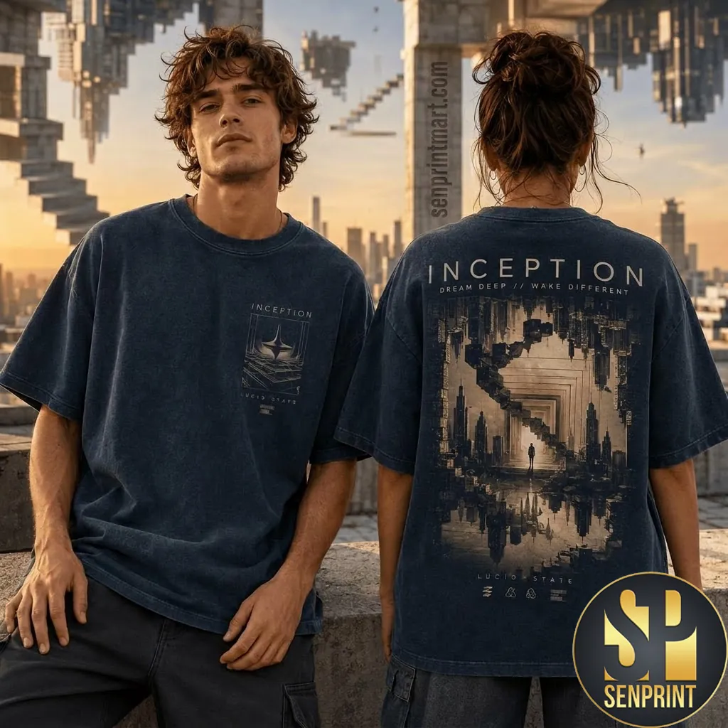 Inception Dream Deep Wake Different Graphic 3D T-Shirt