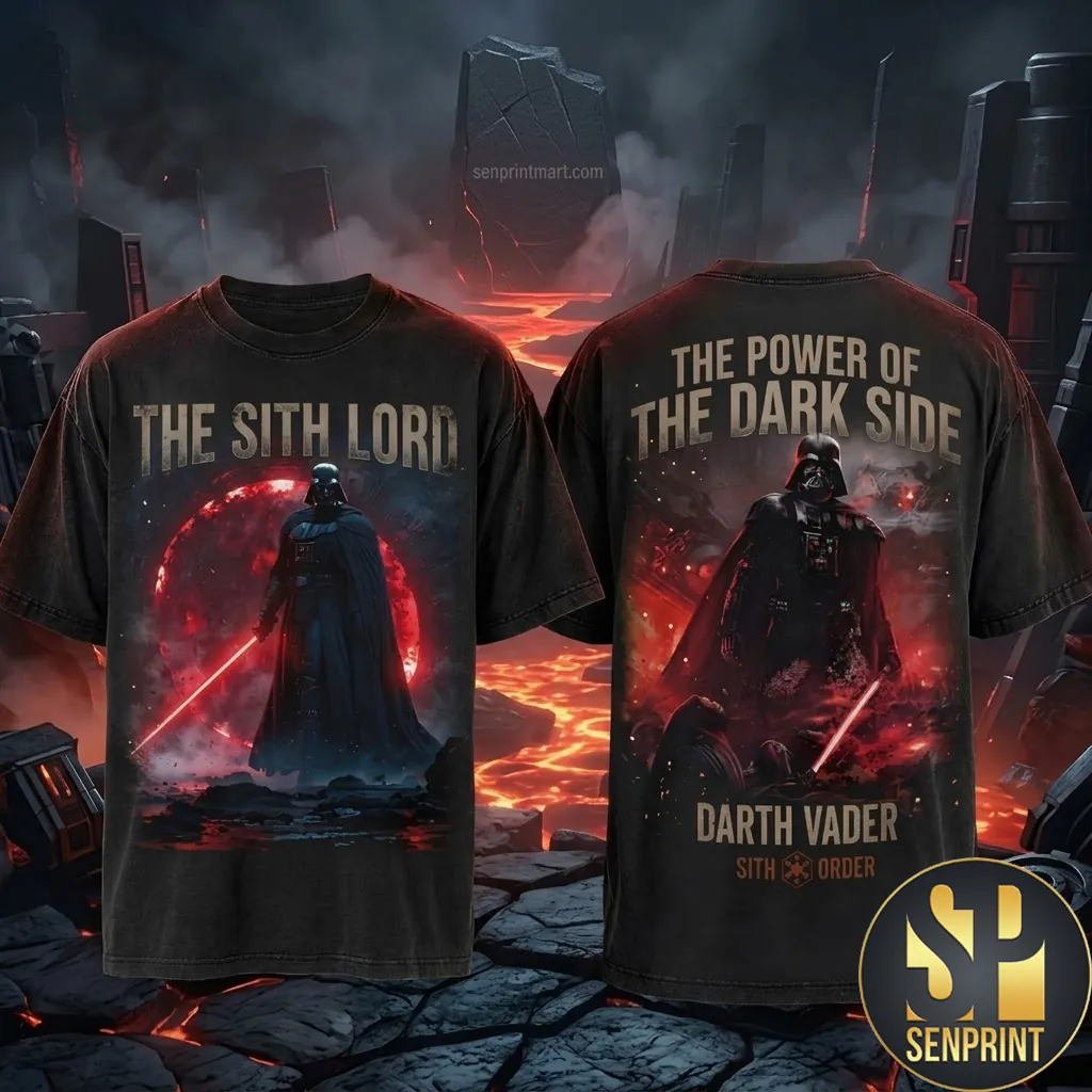 Darth Vader The Sith Lord Power Of The Dark Side 3D T-Shirt