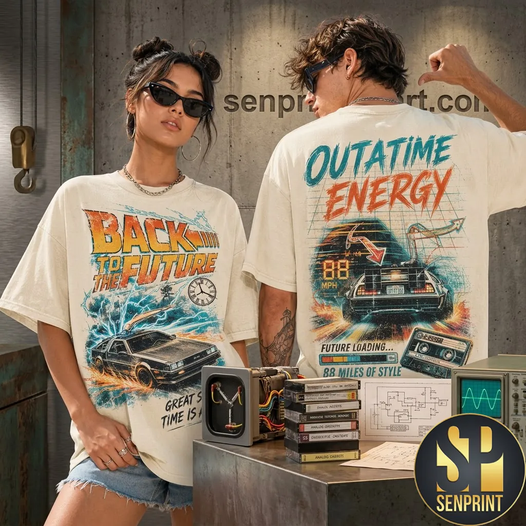 Back To The Future Outatime Energy Graphic T-Shirt