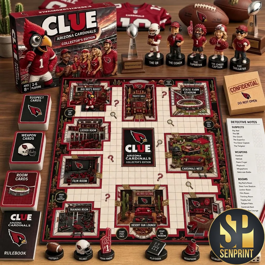Arizona Cardinals Clue Collector’s Edition Board Game