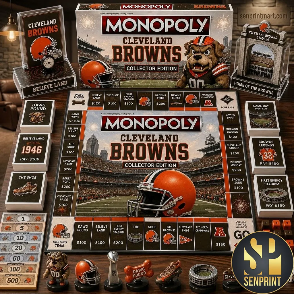 Cleveland Browns Monopoly Collector Edition Board Game