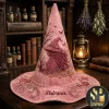 Personalized Bat Pattern Halloween Witch Hat