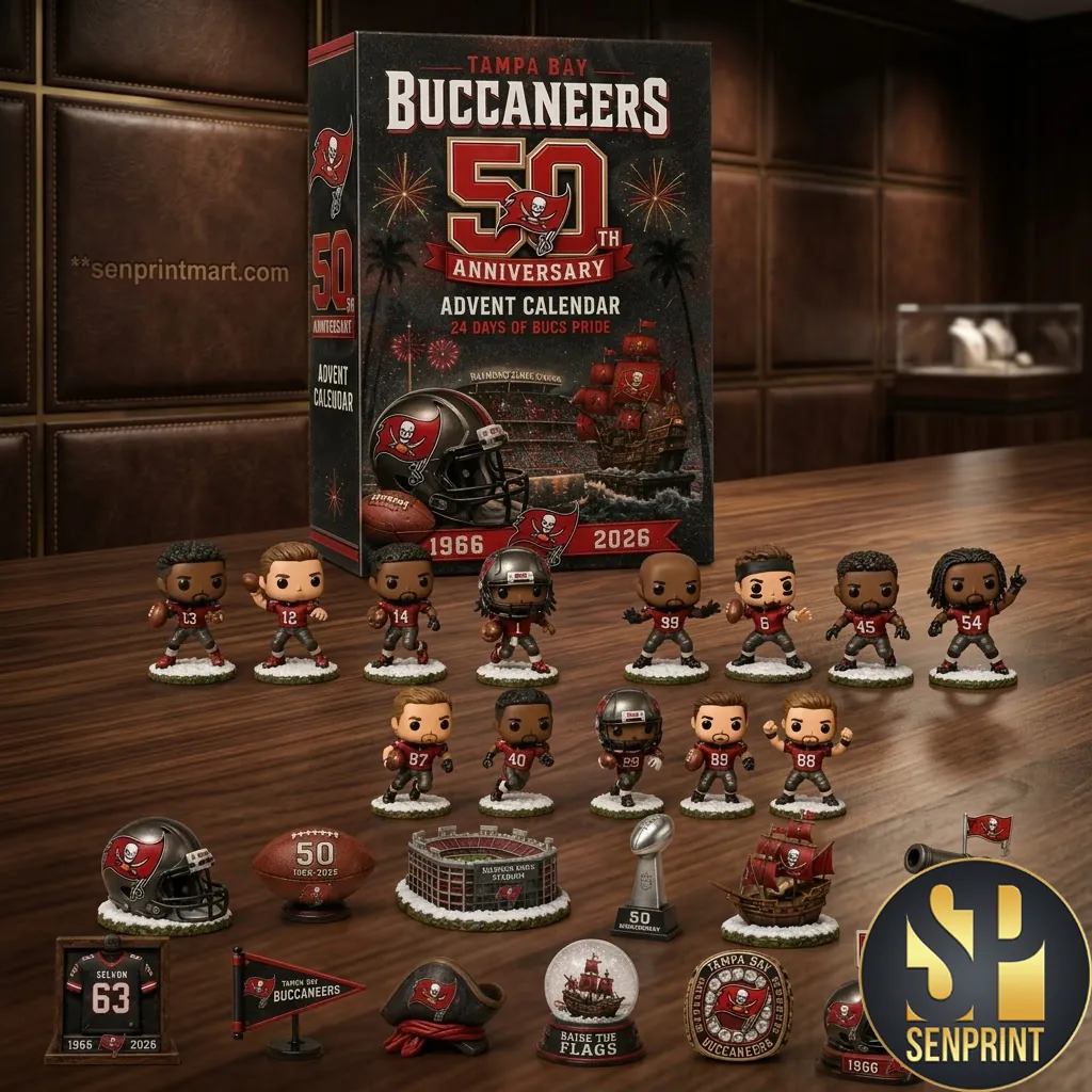 Tampa Bay Buccaneers 50th Anniversary Limited Edition Advent Calendar