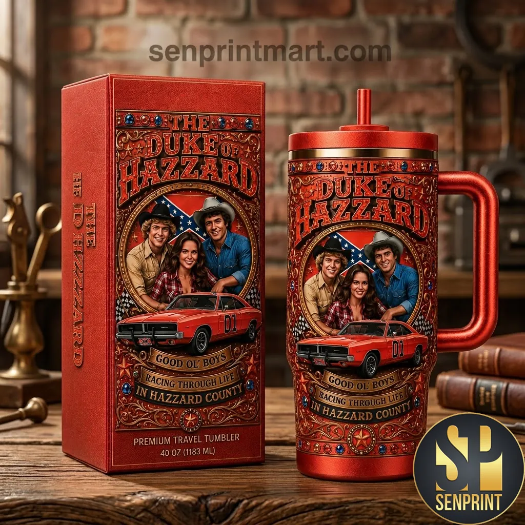 The Dukes Of Hazzard Good Ol Boys 40oz Travel Tumbler