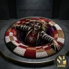 San Francisco 49ers Halloween 3D Illusion Quilted Round Rug San Francisco 49ers Halloween 3D Illusion Quilted Round Rug