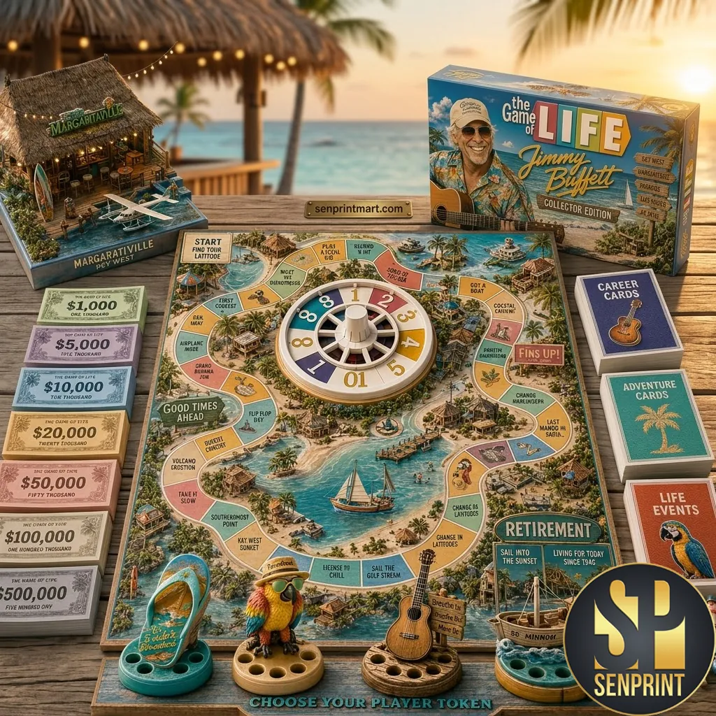 The Game of Life Jimmy Buffett Collector Edition Board Game