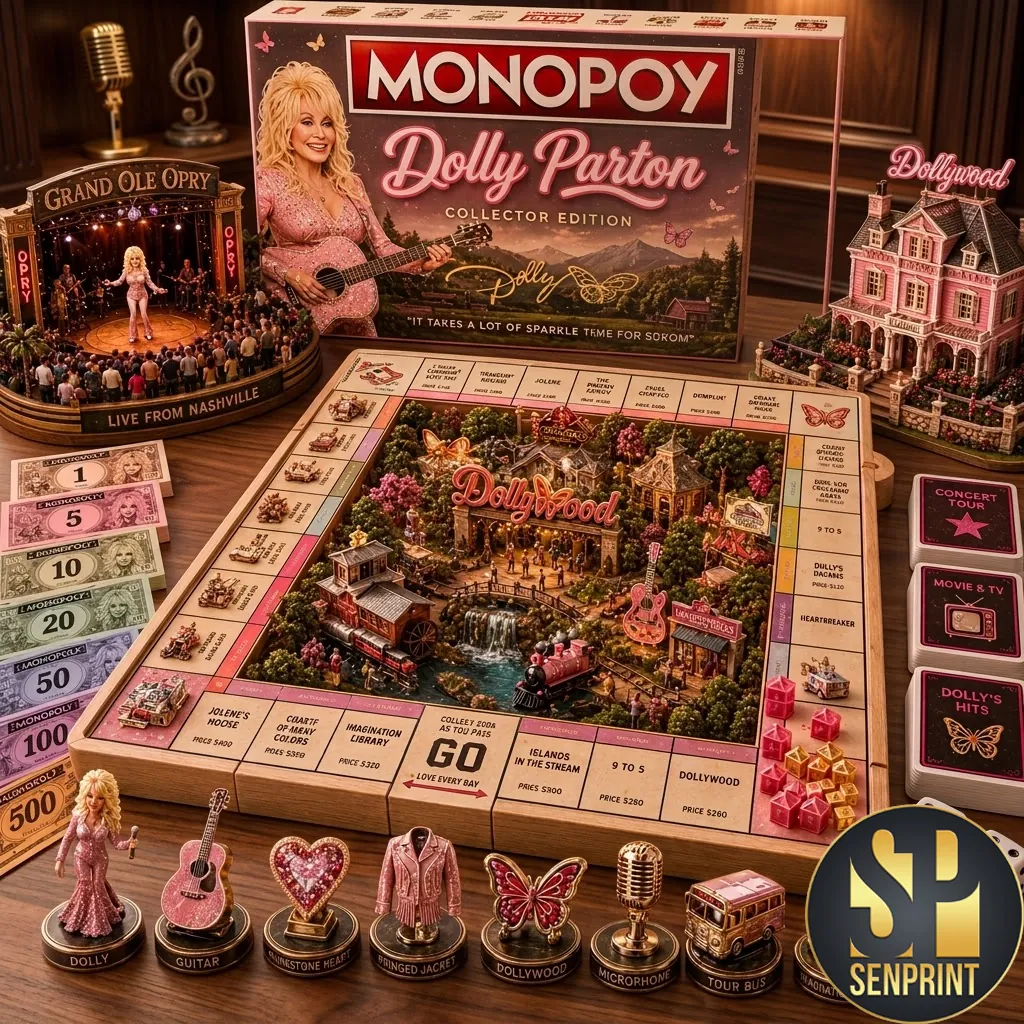 Dolly Parton Collector Edition Monopoly Premium Board Game
