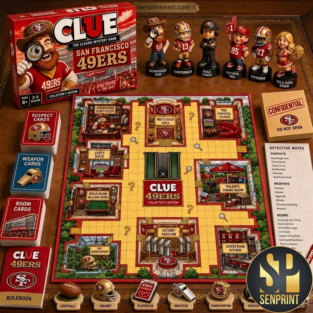 San Francisco 49ers NFL Clue Collector Edition Board Game